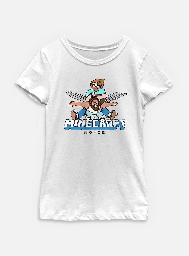 A Minecraft Movie Winged Jason Youth Girls T-Shirt