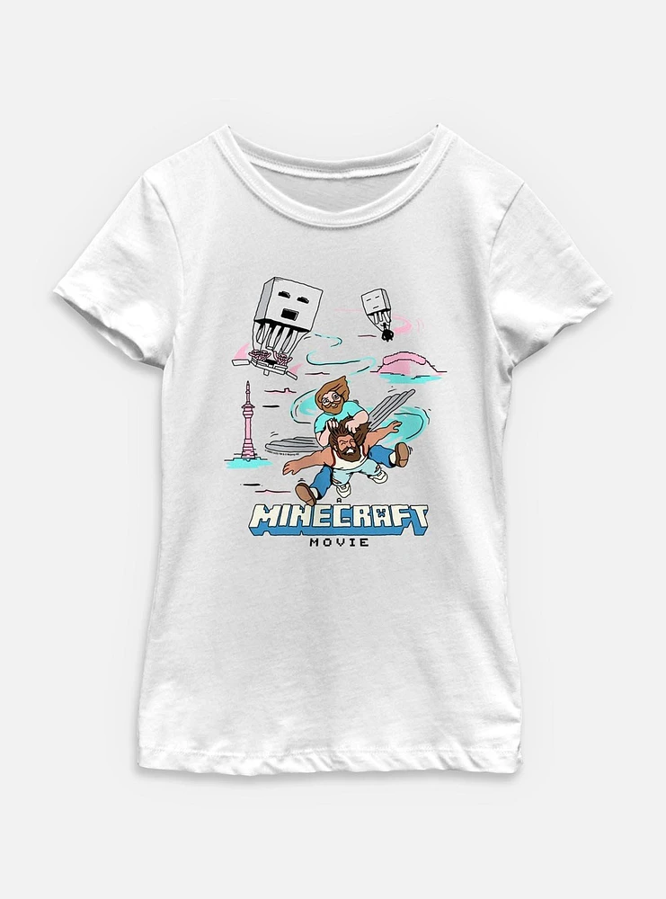 A Minecraft Movie We Gotta Go Faster Youth Girls T-Shirt