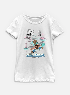 A Minecraft Movie We Gotta Go Faster Youth Girls T-Shirt