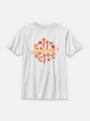Minecraft Flower Field Youth T-Shirt