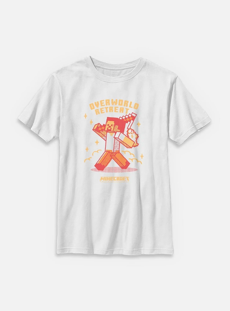 Minecraft Overworld Retreat Youth T-Shirt