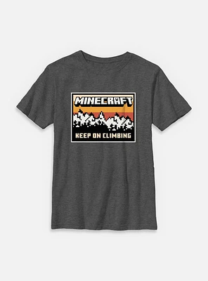 Minecraft Keep On Climbing Youth T-Shirt