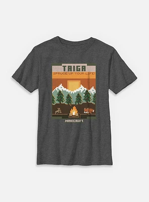 Minecraft Travel Taiga Youth T-Shirt