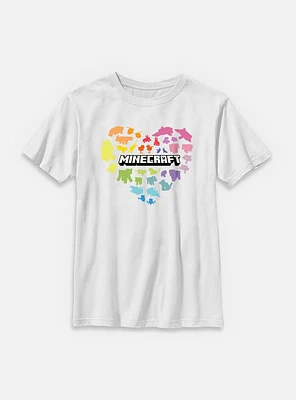 Minecraft Heart Youth T-Shirt