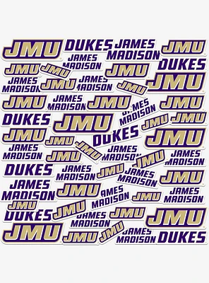 James Madison University JMU Dukes 100Ct Sticker Pack