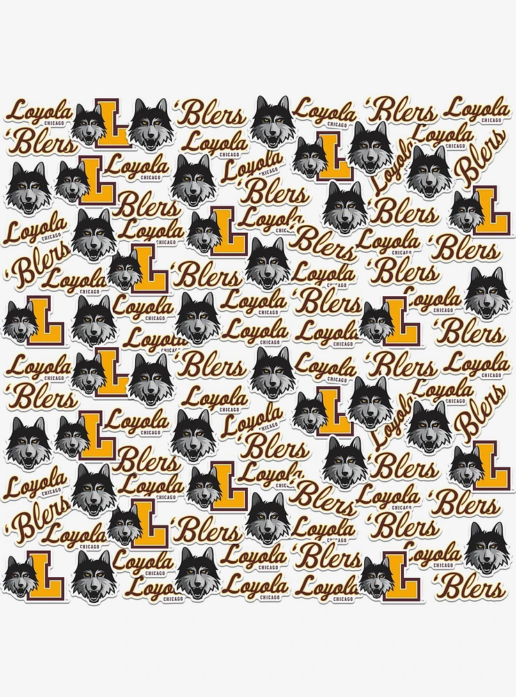Loyola University Chicago 100Ct Sticker Pack