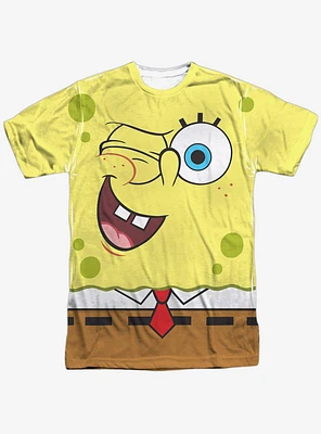 SpongeBob SquarePants Wink Face Sublimated T-Shirt