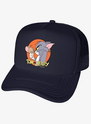 Tom And Jerry Characters Foam Trucker Hat