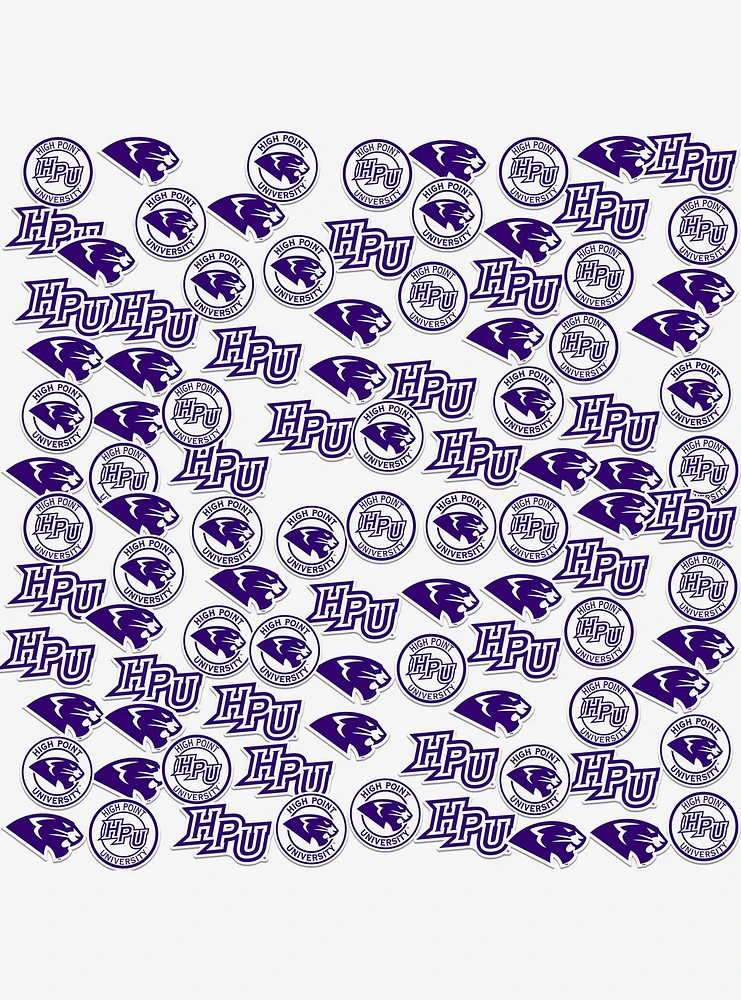 High Point University HPU 100ct Sticker Pack