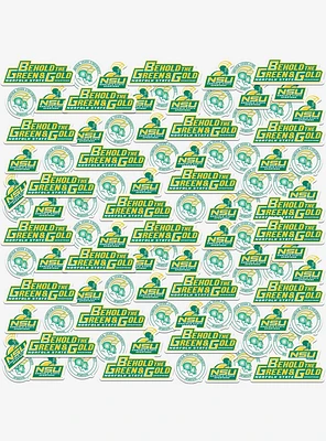 Norfolk State University NSU Green And Gold 100ct Sticker Pack