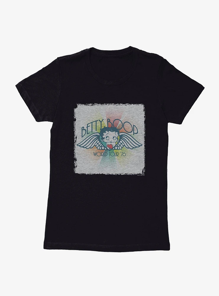 Betty Boop World Tour '76 Womens T-Shirt