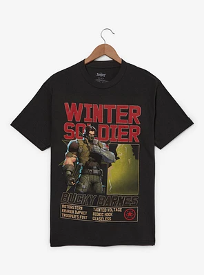 Marvel Rivals Winter Soldier Portrait T-Shirt - BoxLunch Exclusive