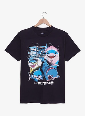 Marvel Rivals Jeff the Landshark Multi-Portrait T-Shirt - BoxLunch Exclusive