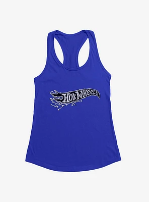 Hot Wheels Halloween Bones Logo Womens Tank Top