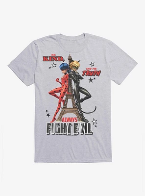 Miraculous: Tales Of Ladybug And Cat Noir Always Fight Evil T-Shirt