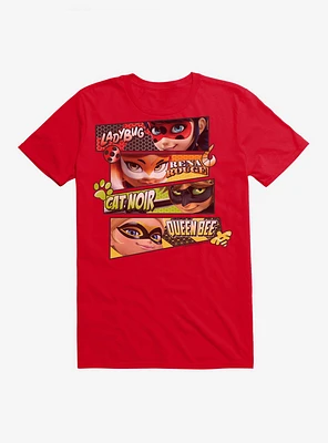 Miraculous: Tales Of Ladybug And Cat Noir Group T-Shirt