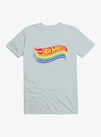 Hot Wheels Pride Rainbow Stacked Logo T-Shirt