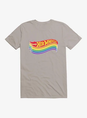 Hot Wheels Pride Rainbow Stacked Logo T-Shirt