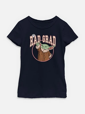 Star Wars The Mandalorian Rad Grad Grogu Youth Girls T-Shirt