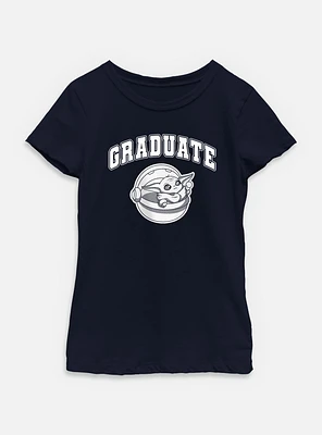 Star Wars The Mandalorian Graduate Grogu Youth Girls T-Shirt