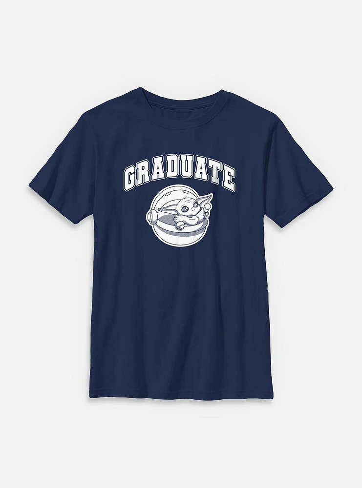 Star Wars The Mandalorian Graduate Grogu Youth T-Shirt