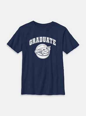 Star Wars The Mandalorian Graduate Grogu Youth T-Shirt