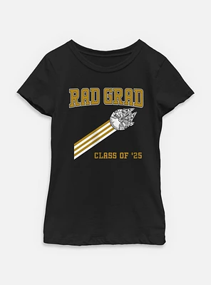 Star Wars Rad Grad Millennium Falcon Class of 25 Youth Girls T-Shirt