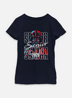 Star Wars Senior 2025 Grad Darth Vader Youth Girls T-Shirt