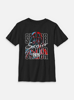 Star Wars Senior 2025 Grad Darth Vader Youth T-Shirt
