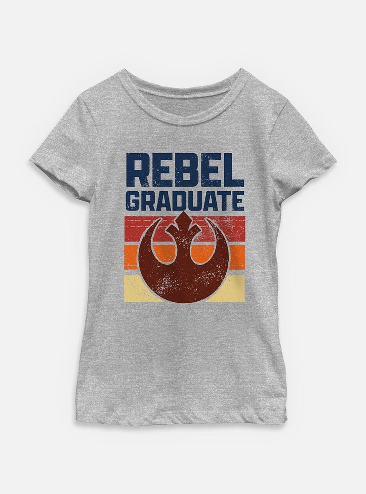 Star Wars Rebel Graduate Youth Girls T-Shirt