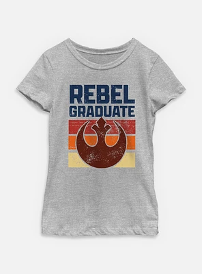 Star Wars Rebel Graduate Youth Girls T-Shirt
