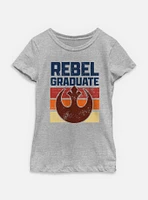 Star Wars Rebel Graduate Youth Girls T-Shirt