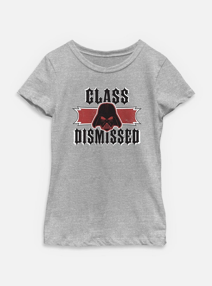 Star Wars Class Dismissed Darth Vader Youth Girls T-Shirt