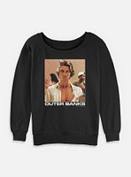 Outer Banks John Booker Poster Womens Slouchy Sweatshirt