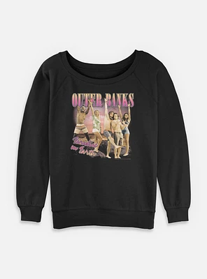 Outer Banks Paradise On Earth Squad Womens Slouchy Sweatshirt