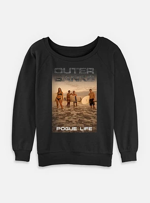 Outer Banks Beach Crew Pogue Life Womens Slouchy Sweatshirt