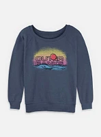 Outer Banks Sunset Logo Womens Slouchy Sweatshirt