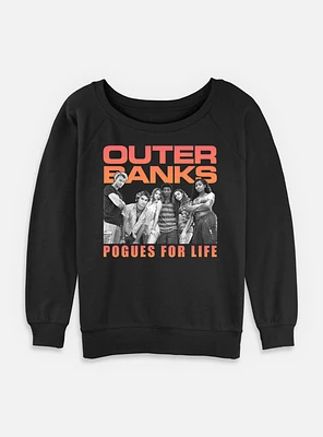 Outer Banks Chateau Tree Womens Slouchy Sweatshirt