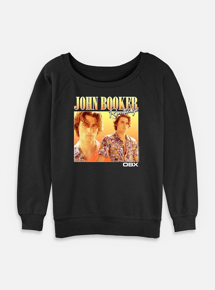 Outer Banks John Booker Collage Womens Slouchy Sweatshirt