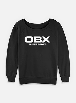 Outer Banks OBX logo Womens Slouchy Sweatshirt
