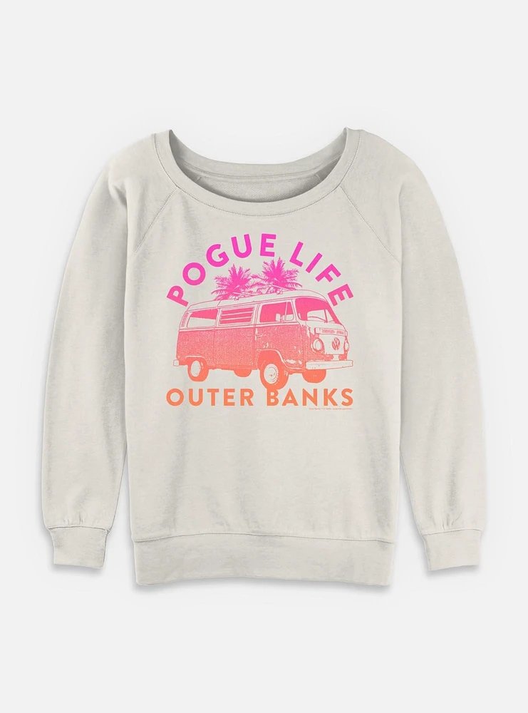 Outer Banks Pogue Life Van Womens Slouchy Sweatshirt