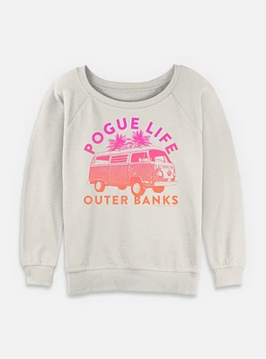 Outer Banks Pogue Life Van Womens Slouchy Sweatshirt