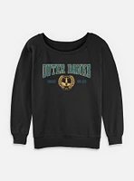 Outer Banks Collegiate Logo Womens Slouchy Sweatshirt