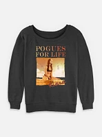 Outer Banks Pogues For Life Kiara  Womens Slouchy Sweatshirt