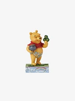 Disney Winnie The Pooh with Clovers & Pot Jim Shore Figurine