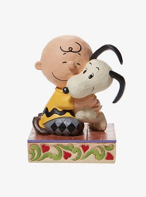 Peanuts Charlie & Snoopy Hugging Jim Shore Figurine