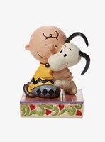 Peanuts Charlie & Snoopy Hugging Jim Shore Figurine