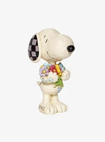 Peanuts Mini Snoopy with Flowers Jim Shore Figure
