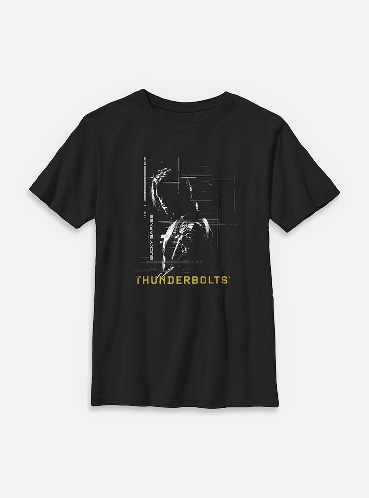 Marvel Thunderbolts* Bucky Barnes Silhouette Youth T-Shirt