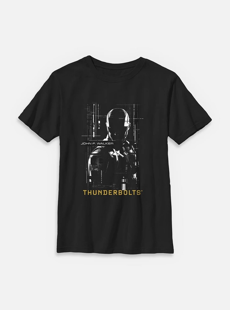 Marvel Thunderbolts* John F Walker Silhouette Youth T-Shirt